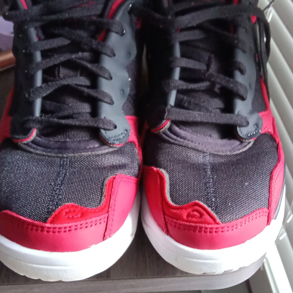 Nike Air Jordan Black and Red Athletic Shoes
